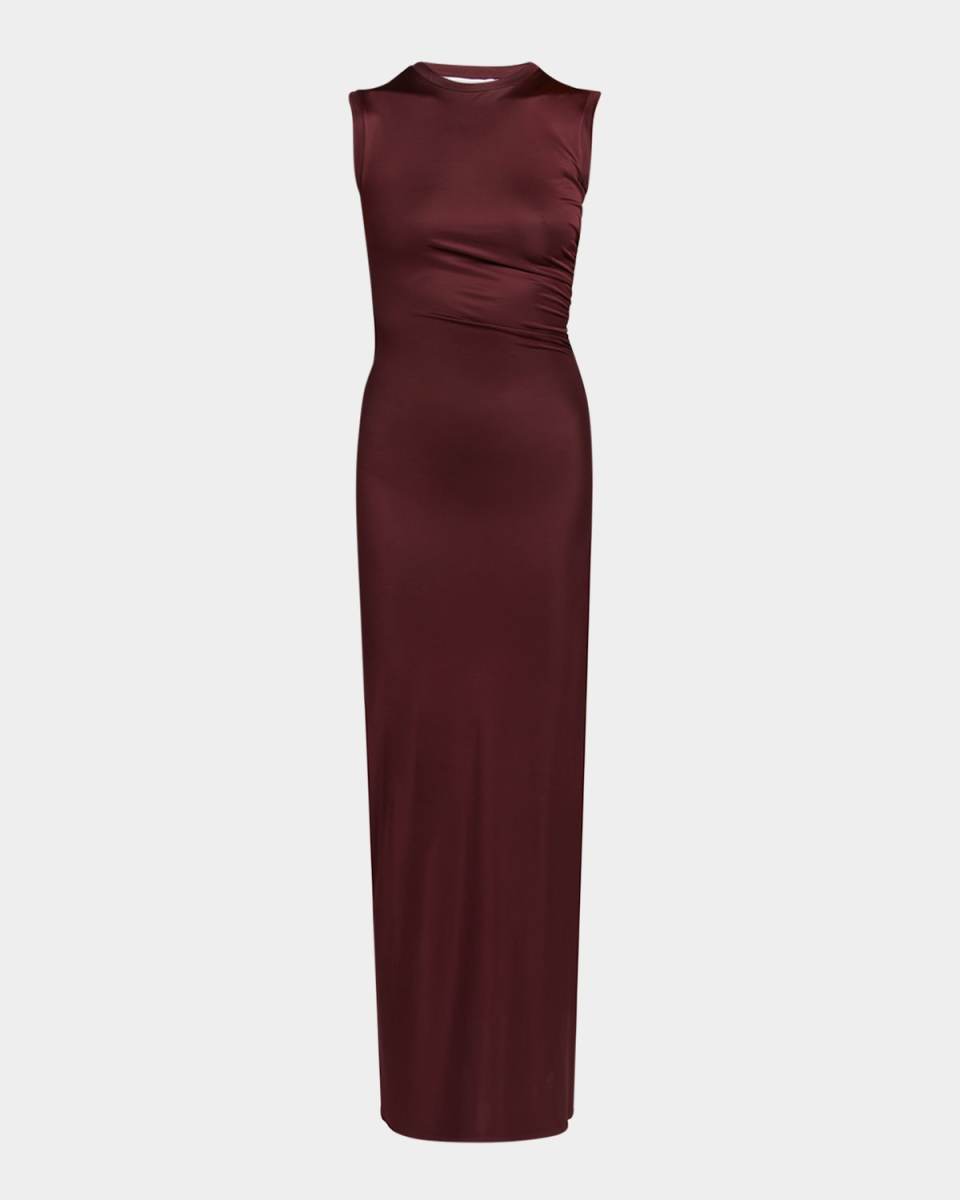 Long Fluid Jersey Dress